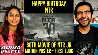 Fury Of NTR Hindi | NTR 30 First Look Reaction By Foreigners | Rama Rao Jr | Koratala Siva