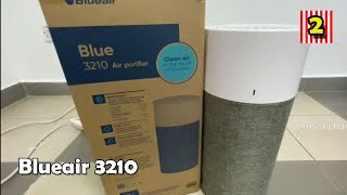 Blueair 3210 Air Purifier Sweden Design For Small Room With Carbon Filter Unboxing