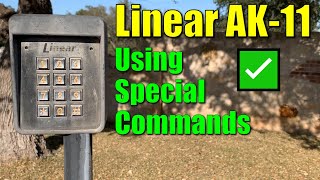 ✅ Linear AK-11 Keypad ● How to Program Extra Features and Special Commands