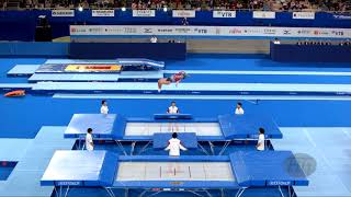 MORI Hikaru (JPN) W - 2019 Trampoline Worlds, Tokyo (JPN) - Qualification Trampoline R2