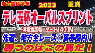 【 テレ玉杯オーバルスプリント2023 予想！ 】地方競馬予想！先週、若武者賞、戸塚記念、園田チャレンジカップ◎全て馬券圏内推奨！オーバルスプリントの本命馬はこの馬だ！