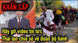 KHẨN CẤP, youtuber hãy ẩn video Thái Lan đưa tin về thầy Minh Tuệ