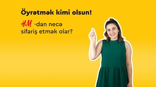 H\u0026M saytından necə sifariş etmək olar?