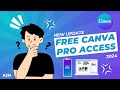 CARA MENDAPATKAN CANVA PRO GRATIS TERBARU 2024 ✌🏻 | LINK CANVA PRO FREE ‼️