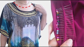 3 Clever techniques for altering a neckline!! Best tips for a perfect fit!😍🤩