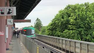 高雄捷運紅線橋頭糖廠站停車(離站音)(往南岡山站)