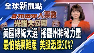 川普被傳 美國總統大選當晚 將搶先宣布勝選？　川普否認但希望盡快計票！川普拜登政見.搖擺州民調.選舉人團與制度│主播 曾鐘玉│全球新觀點20201102