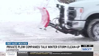 Kentucky snow plow companies helping each other out