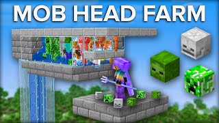 Minecraft Mob Head Farm - Easy To Build