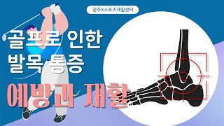 광주골프운동 후 발목통증 예방과 재활