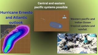 Atlantic, central pacific, western pacific and Indian Ocean tropics update august 15th 2024.