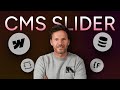 Webflow CMS Slider Tutorial  [EASIEST nocode solution with FINSWEET CMS Slider]