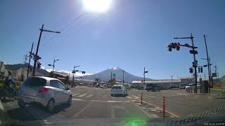 20201025 国道139号 都留市禾生第一小前交差点→富士吉田市富士見バイパス北交差点