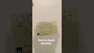 How to check vibration screen, amplitude check, stroke