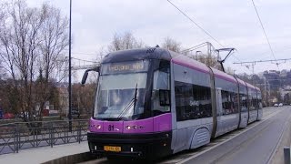 Cab view Pesa Swing Cluj. Linia 102 : Cart. Mănăștur - B-dul Muncii