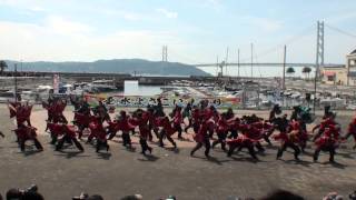 京炎 そでふれ！花風姿　～2014神戸よさこいまつり・2日目(マリンピア神戸)