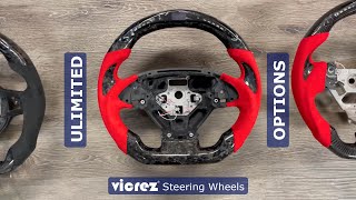 Your Options are Unlimited for our Vicrez Custom Steering Wheels