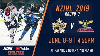 NZIHL 2019 | Round 3: West Auckland Admirals v Botany Swarm  - June 9