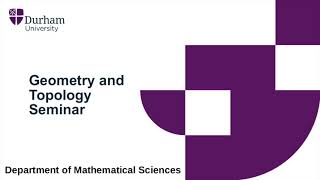 Durham Geometry and Topology Seminar - 2021/2/4 - Julian Scheuer