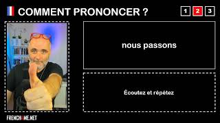 How to pronounce French I  nous passons