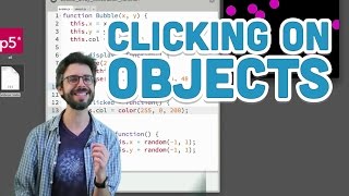 7.6: Clicking on Objects - p5.js Tutorial