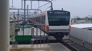 中央線 E233系0番台 武蔵小金井駅 通過