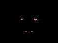 scary face in the dark