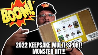 MONSTER HIT!! OPENING UP A CASE OF 2022 KEEPSAKE MULTI-SPORT! 5 BOXES PER CASE! $200 PER BOX!