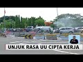 Situasi Jelang Unjuk Rasa UU Cipta Kerja di Kawasan Patung Kuda - iNews Siang 16/10