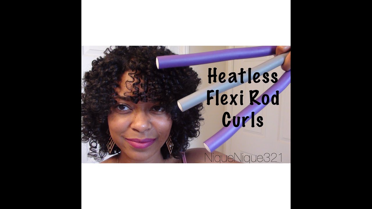 Heatless Flexi Rod Curls Hair Tutorial Youtube