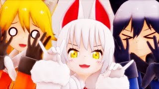 ちっちゃいオイナリサマとギンキタコンビでぷに【MMDけもフレ】