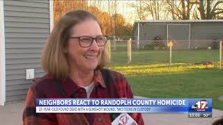 Two teens in custody after deadly Randolph County shooting, victim named