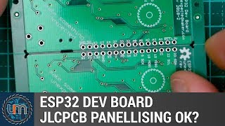 ESP32 Dev Board - JLCPCB Panellising ok?