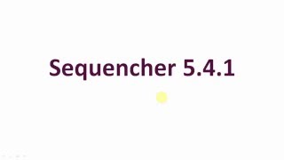 Sequencher 5.4.1