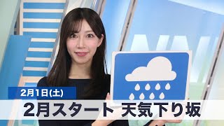 お天気キャスター解説 2月1日(土)の天気