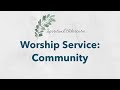 Dementia-friendly nondenominational church service: Community