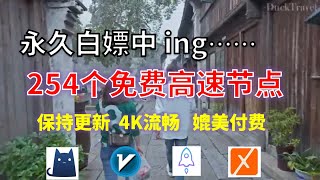 24年12月27日-7顺丰资源免费科学上网254节点meta翻墙8K视频4K，超机场VPN，Windows/mac/安卓ios、Vless小火箭Vmess小飞机Clash、V2ray、winXray