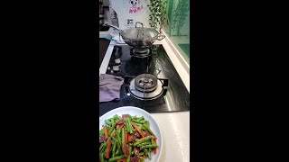 Auntie Siew Siew 美味秀 MCO Day 451_长豆焖腊肠 Long Bean Braised Sausage、腐竹瘦肉 Bean Curd Lean Meat