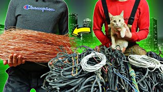 Electrical wires in scrap metal | We replenish the copper collection