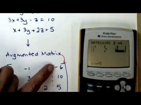 How To Solve Systems Of Equations With Matrices In Calculator ...