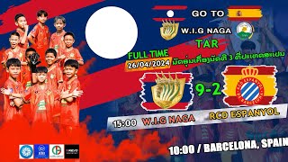 W.I.G NAGA ສະໂມສອນຈາກ ສປປ ລາວ ຖະຫຼົ່ມ ເອັສປັນຢອລ ທີມຈາກປະເທດສະເປນ🇪🇸ໄປຂາດລອຍ 9-2