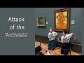 Climate Protesters Attack Paintings | PowerfulJRE