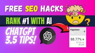 🚀 5 Ways I Rank #1 for FREE on Google with ChatGPT 3.5!🎯