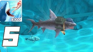 Hungry Shark Evolution - Gameplay Walkthrough part 5 - Tiger Shark (iOS, android)
