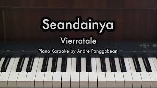 Seandainya - Vierra | Piano Karaoke by Andre Panggabean