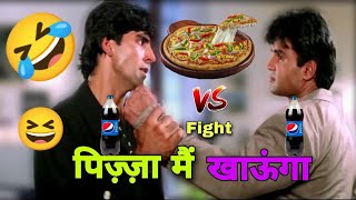 Pizza खाऊँगा Comedy | Pizza Comedy Video | Funny Dubbing | Bollywood Mimicry | Hindi Comedy
