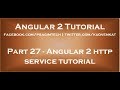 Angular 2 http service tutorial