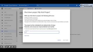 Google Cloud Platform - Create and Delete Project