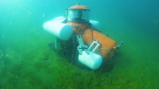 First Open Water Dive In My New Submarine At Premier Lake, BC