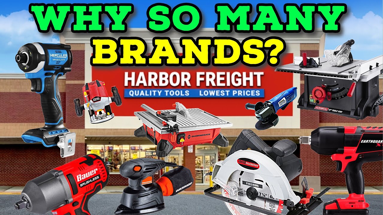 Why Does Harbor Freight Have So Many Power Tool Brands - YouTube